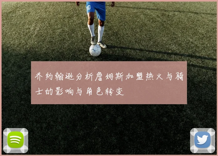 乔约翰逊分析詹姆斯加盟热火与骑士的影响与角色转变